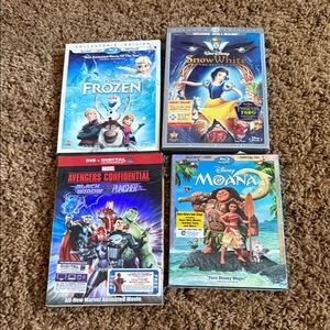 Disney Blu-ray Collection - Blue and Multicolor Covers